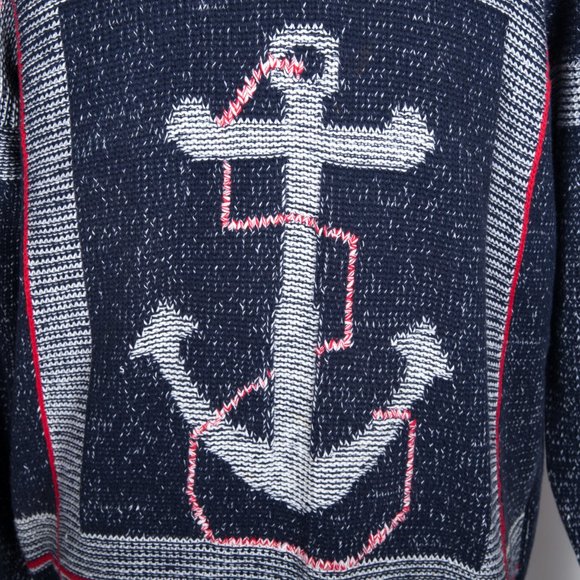 Vintage Archie Brown & Son Anchor Knit Sweater - Picture 4 of 8